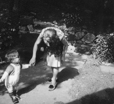 Thomas mit Mutti