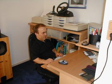Zu Hause am Computer